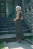 Halter Neck Check Dress