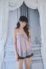 Lace Camisole Blouse -lavender pink
