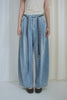 Wide-Leg Studded Denim Jeans (Belt Included)