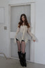 Frill Blouse Top -white