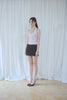 Dot Mini Skirt -black