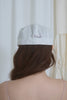 Lace Newsboy Cap -white