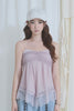 Lace Camisole Blouse -lavender pink