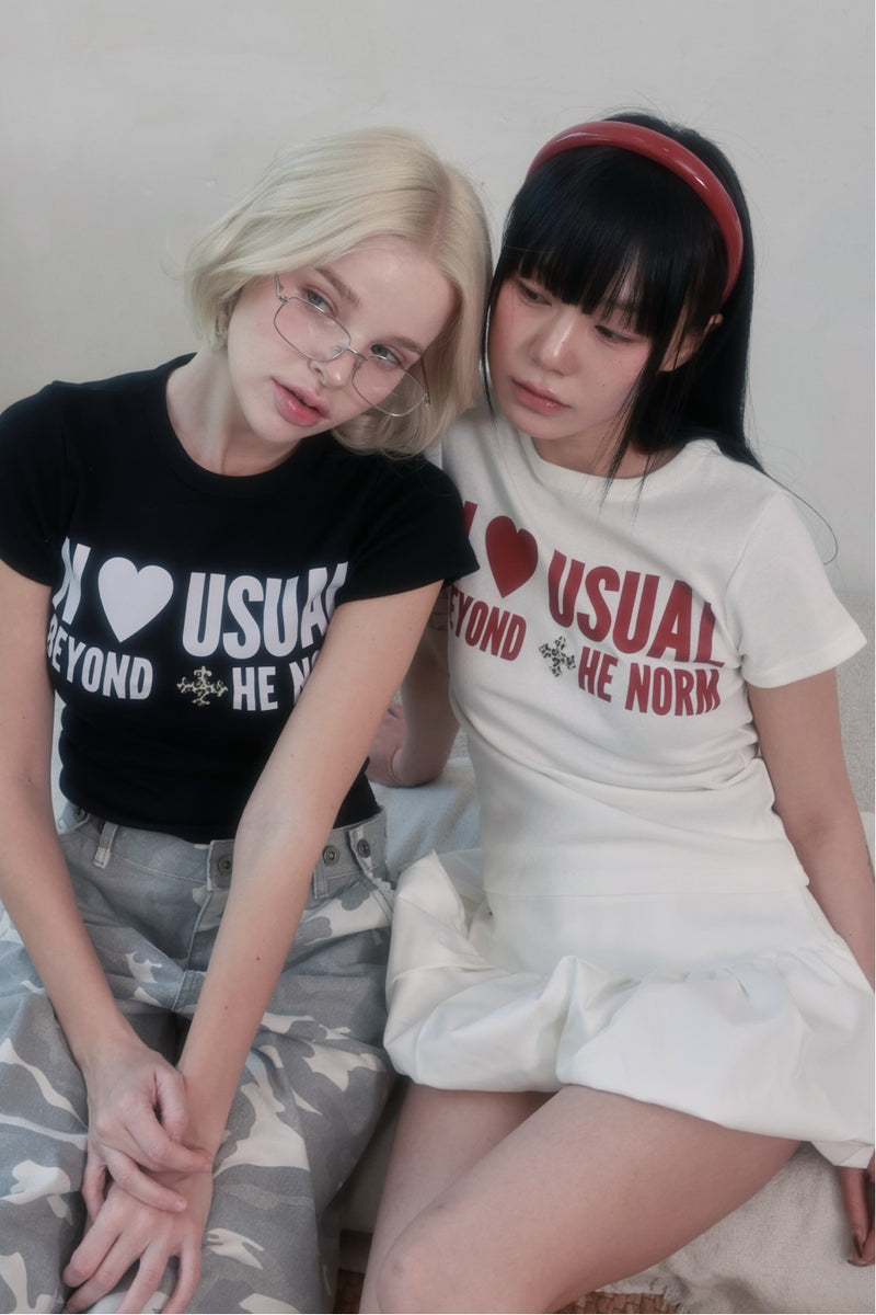 Mini Logo Tee (black) – unsually