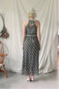 Halter Neck Check Dress