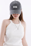 Washed Damage Cap
 (charcoal gray)