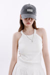 Washed Damage Cap
 (charcoal gray)