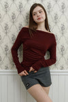 Striped 2-Way Skirt-Overlay Shorts