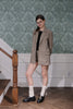 Gingham Check Boxy Jacket