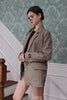 Gingham Check Boxy Jacket