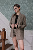 Gingham Check Boxy Jacket