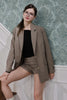 Gingham Check Boxy Jacket