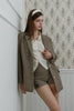 Gingham Check Boxy Jacket
