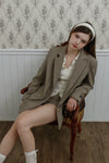 Gingham Check Boxy Jacket