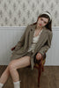 Gingham Check Boxy Jacket