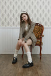 Gingham Check Boxy Jacket