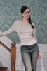 Mellow Off-Shoulder Top -beige