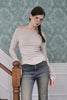 Mellow Off-Shoulder Top -beige
