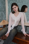 Frilled Lace Blouse