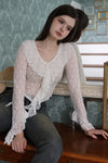 Frilled Lace Blouse