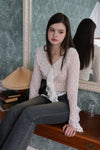 Frilled Lace Blouse