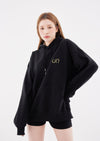 Unsual Logo Embroidered Big Silhouette Parker
